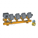 АМАКС-БГ10 блок газооборудования котла DN 200/100…150мм, Pp 0,25МПа